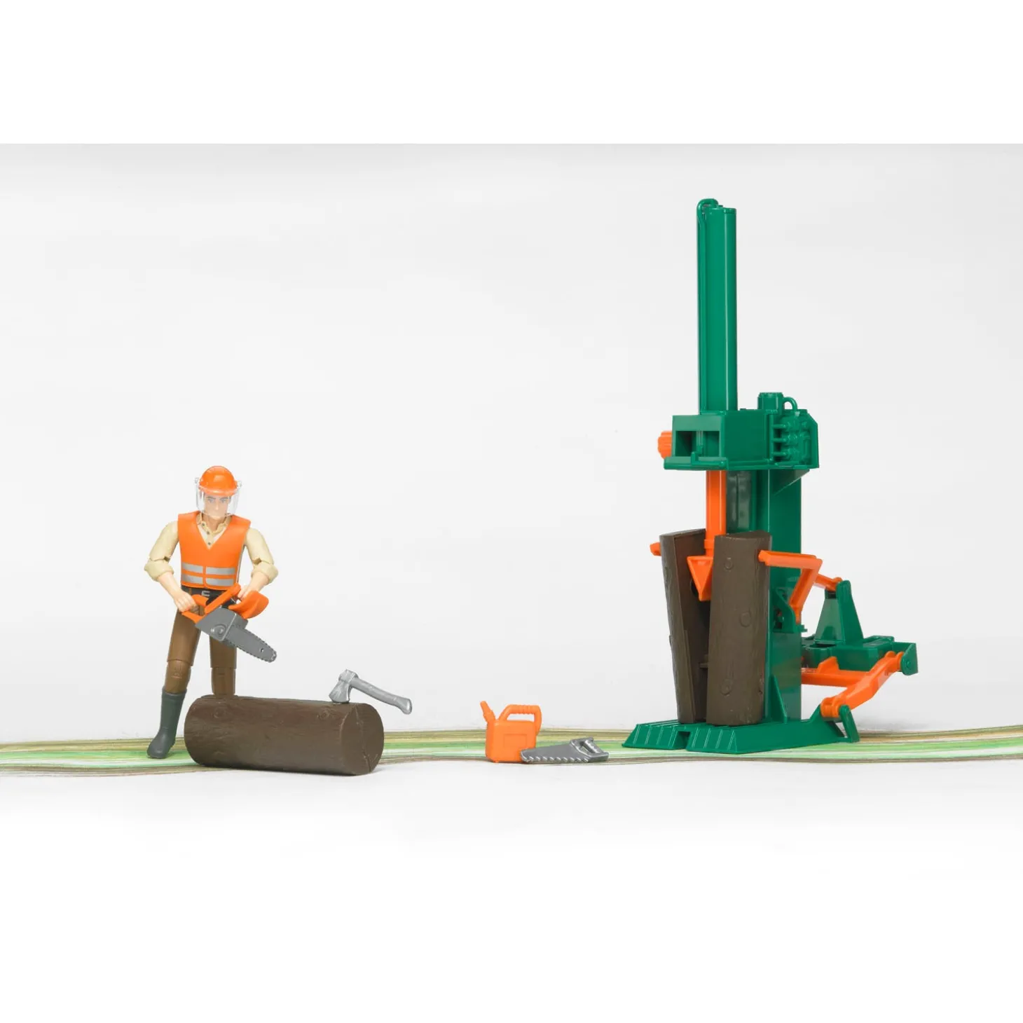 Bruder Bworld Logging Set with Man