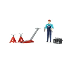 Bruder bworld Man with Repair Shop Accessories, 62100