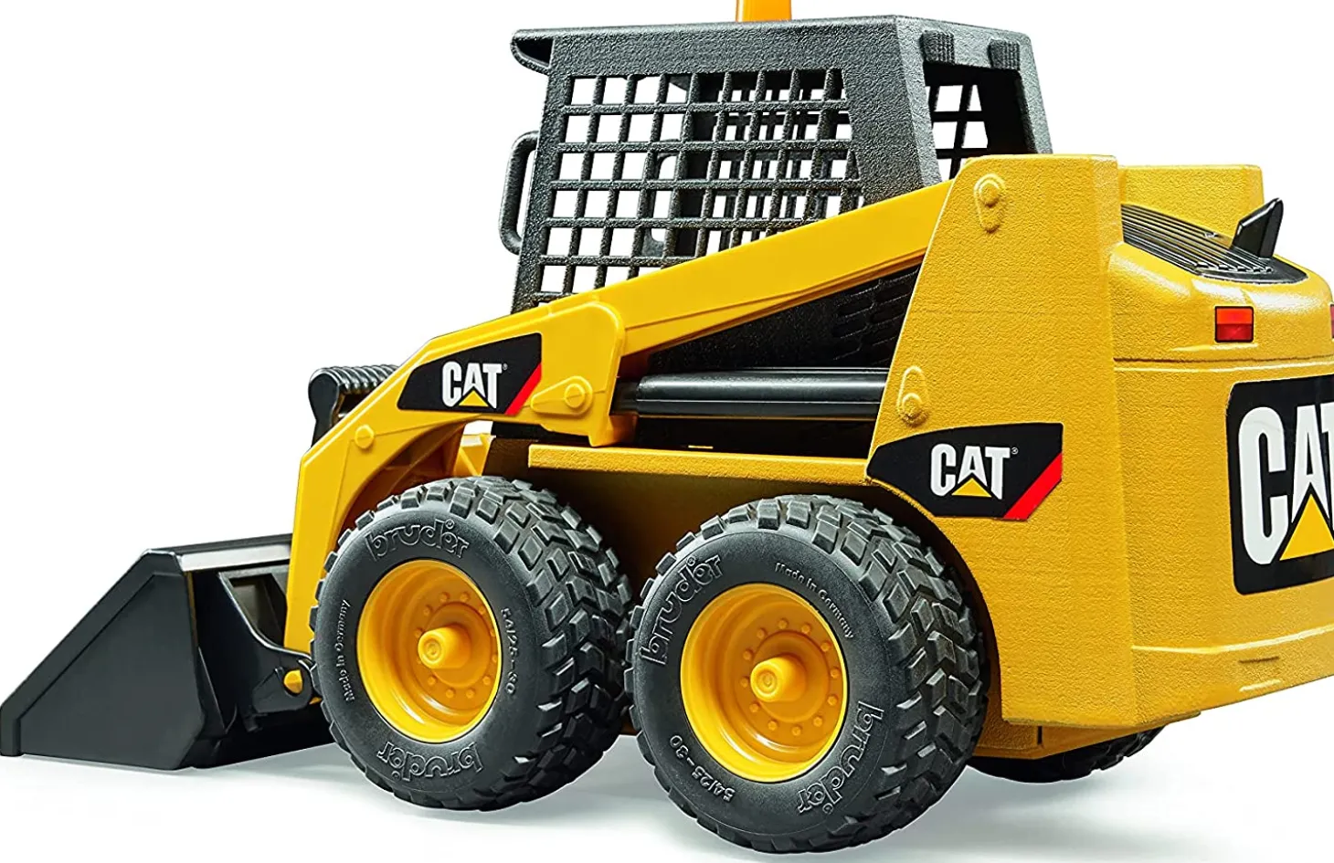 Bruder CATERPILLAR Skid Steer Loader with Scoop, Auger and Jackhammer