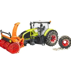 Bruder Claas Axion 950 with Snow Chains and Snow Blower