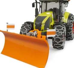 Bruder CLAAS Axion 950 with Snow Chains and Snow Blade