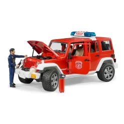 Bruder Jeep Rubicon fire vehicle w fireman