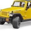 Bruder Jeep Wrangler Rubicon W Mountain bike and figure