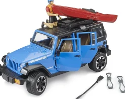Bruder Jeep Wrangler Rubicon Unlimited with Kayak and Kayaker