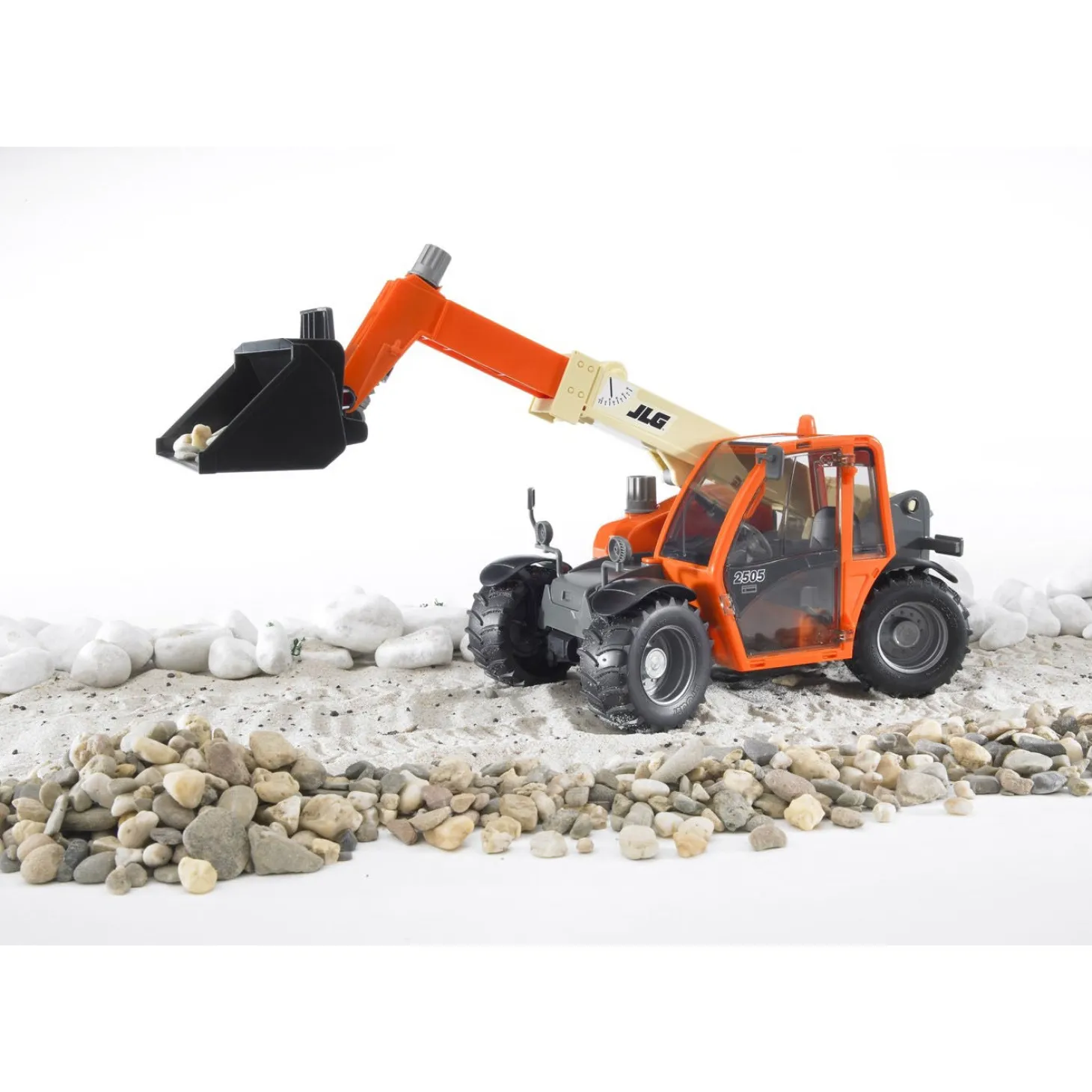 Bruder JLG 2505 Telehandler Boom Lift Construction and Farm Vehicle