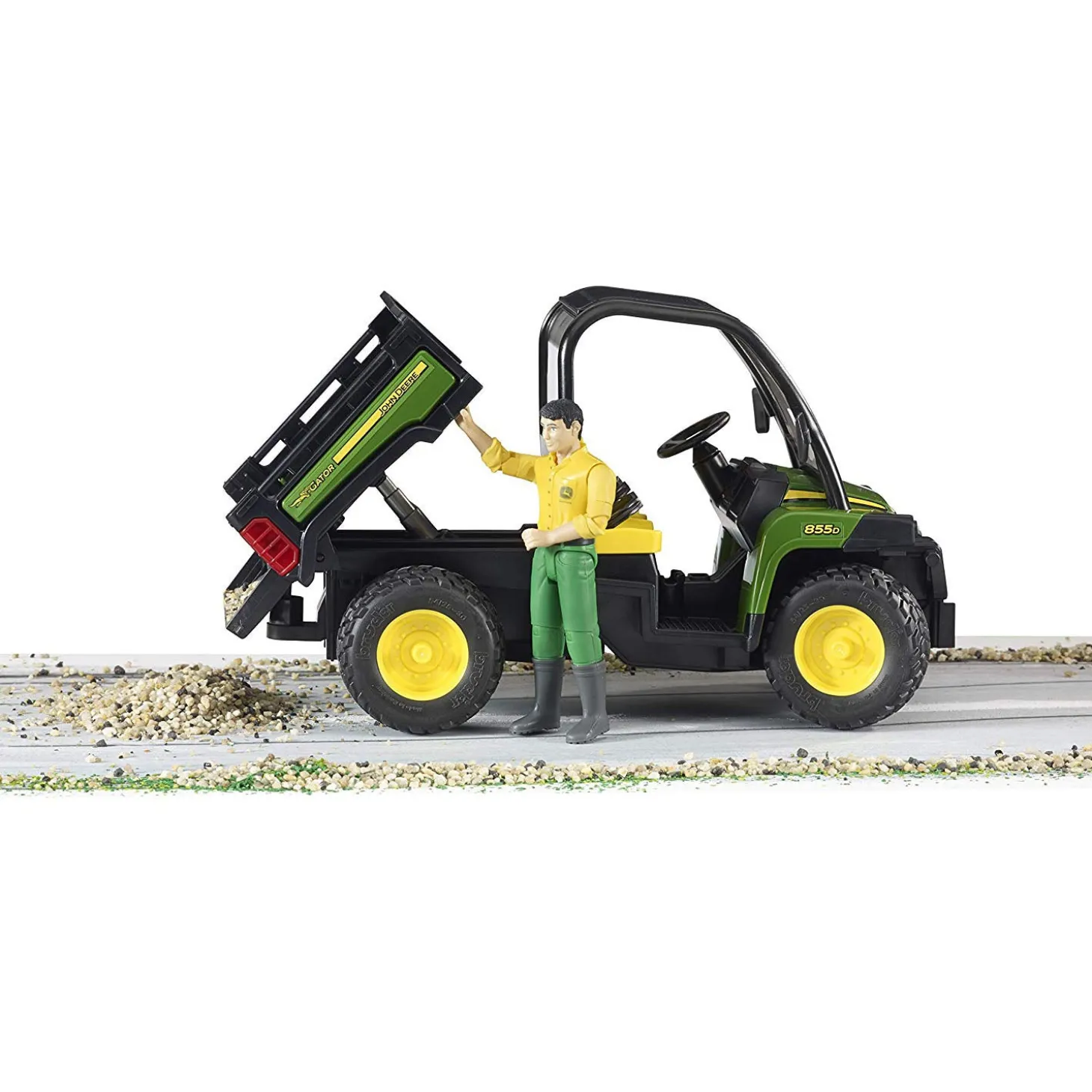Bruder John Deere Gator XUV 855D with Driver, 09812