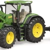 Bruder John Deere 7R 350 with Frontloader and Trailer