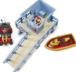 Bruder Life Guard Station with Quad, Personal Water Craft and Lifeguard Action Figure