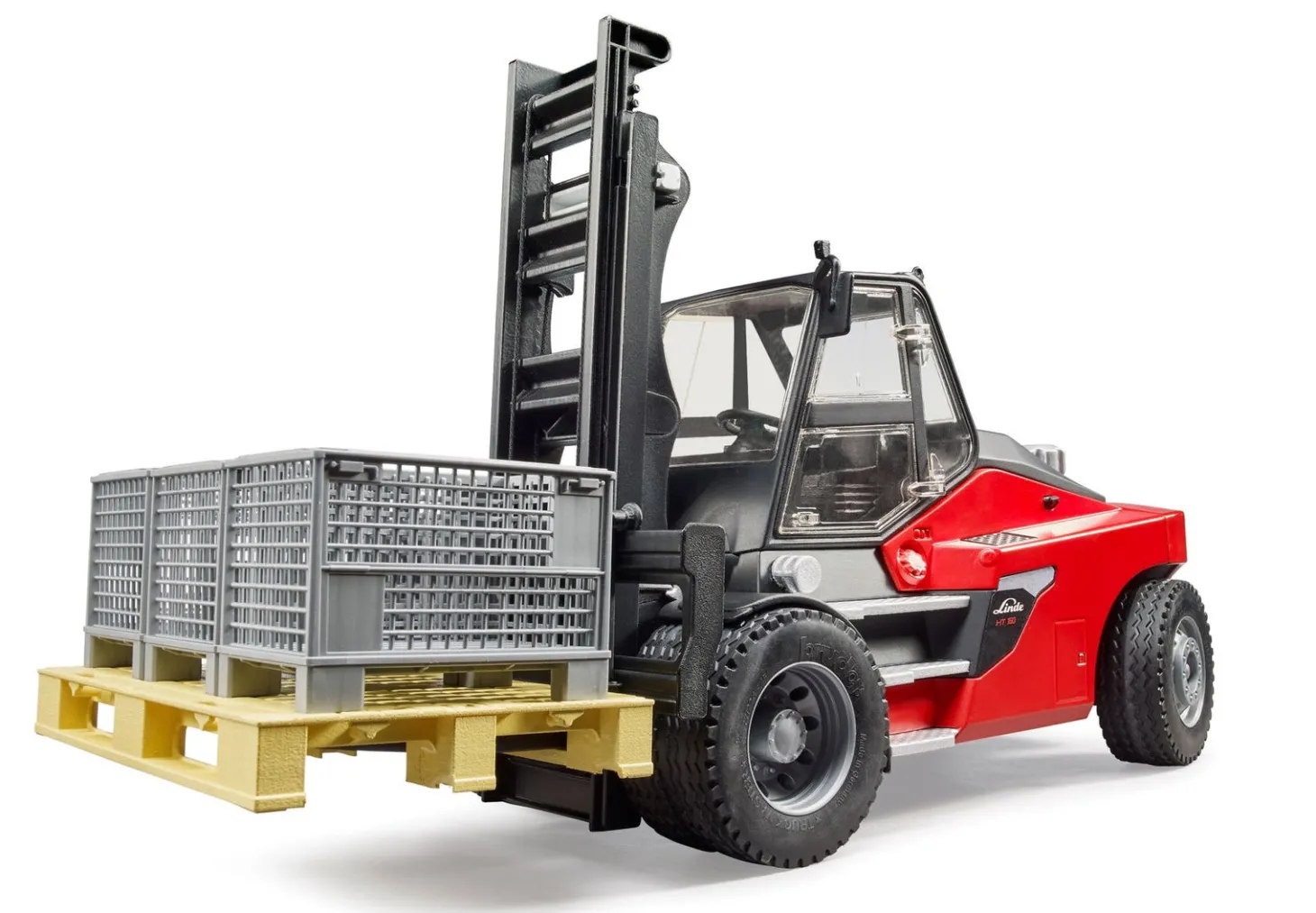 Bruder Linde HT160 Forklift with Pallets