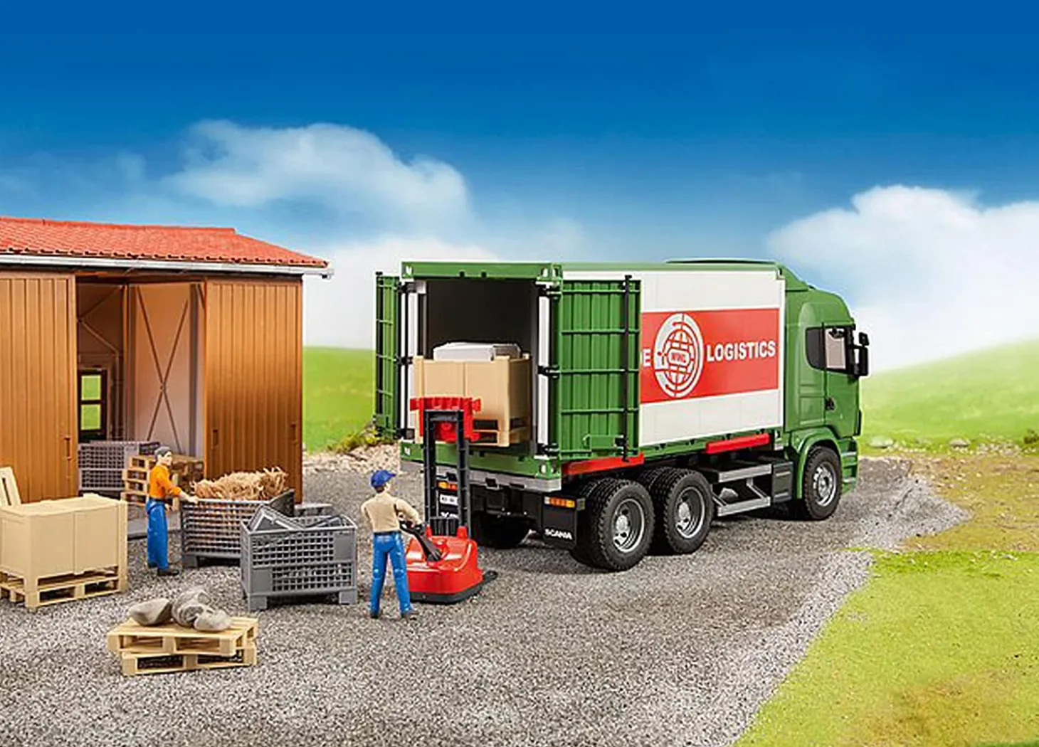 Bruder Logistics Set