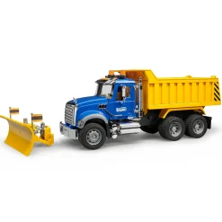 Bruder MACK Granite Dump Truck with Snow Plow Blade