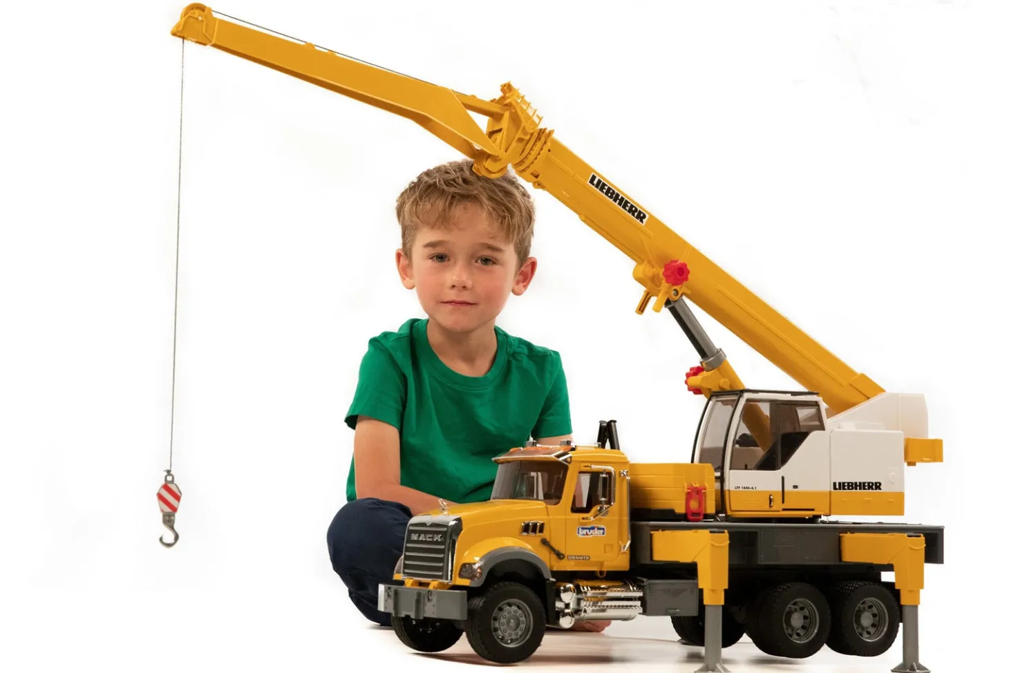 Bruder MACK Granite Liebherr Crane Truck