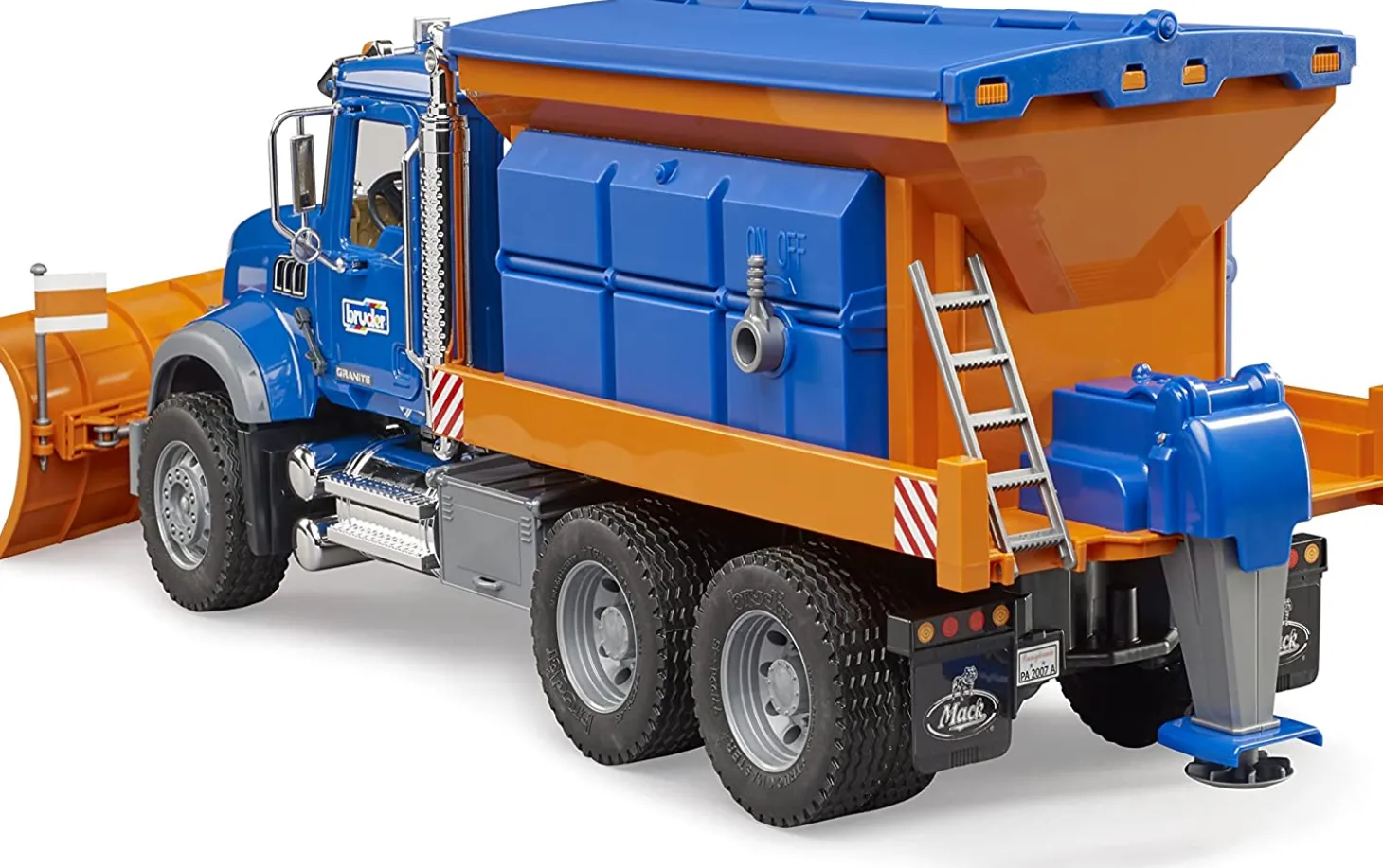 Bruder Mack Granite Winter Service Snow Plow