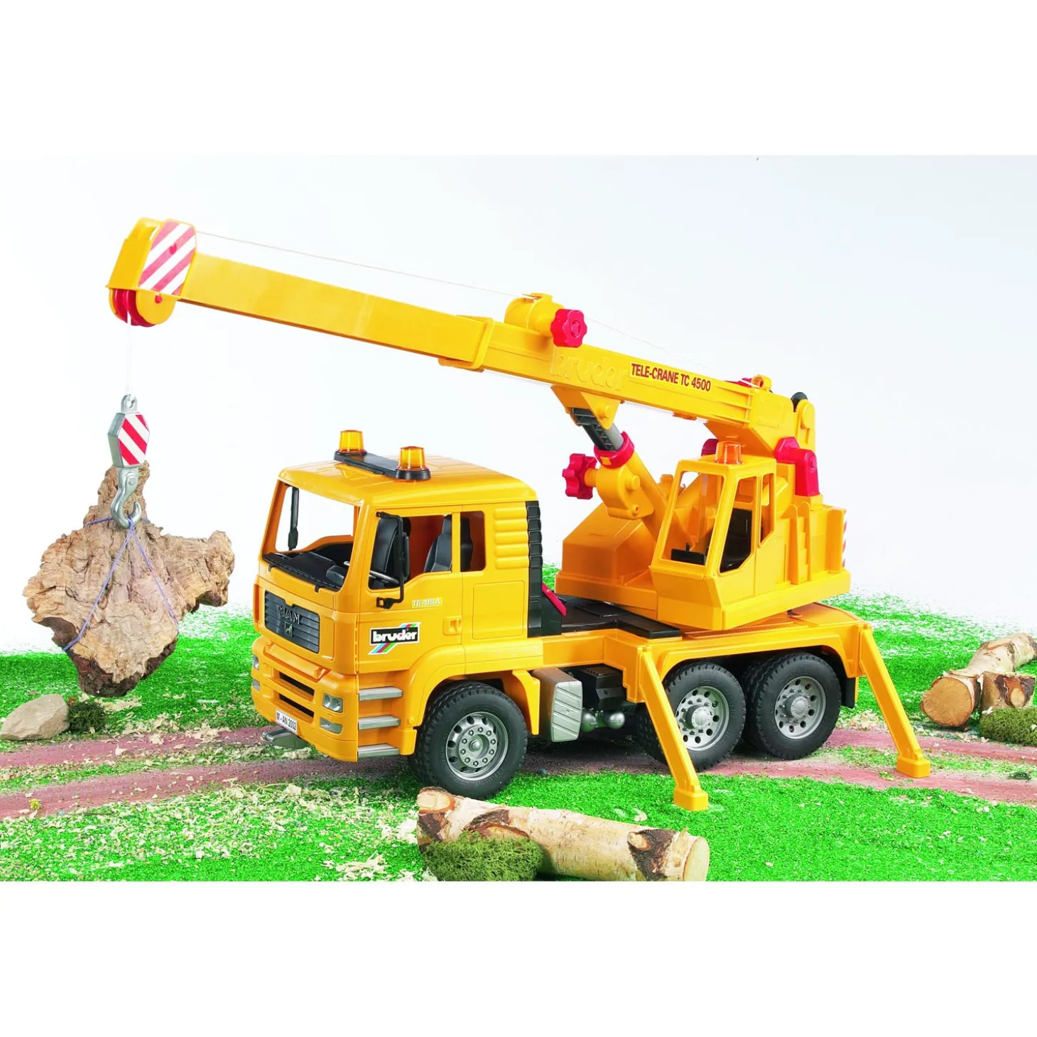Bruder Man Crane Truck