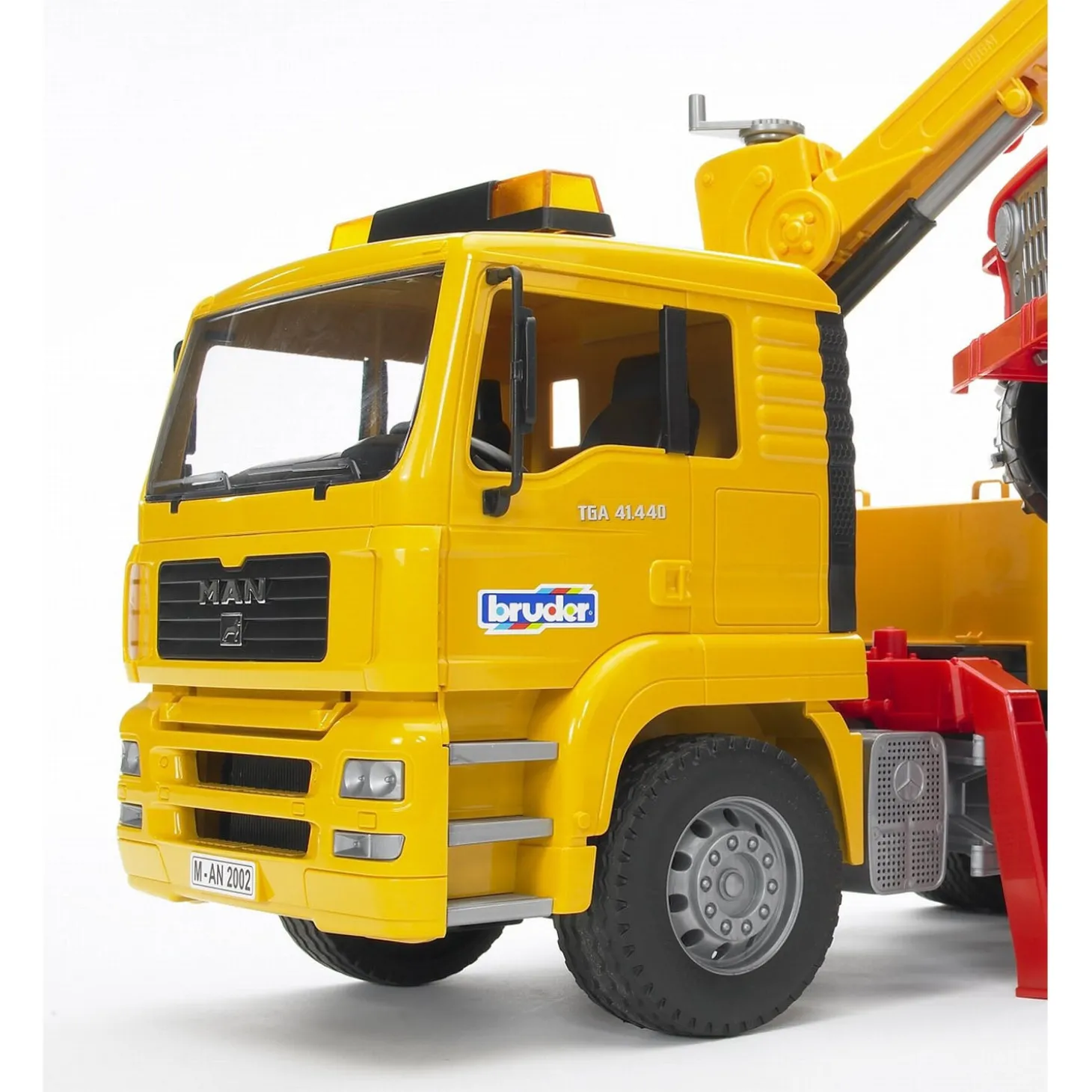 Bruder MAN TGA Tow Truck with Cross Country Vehicle
