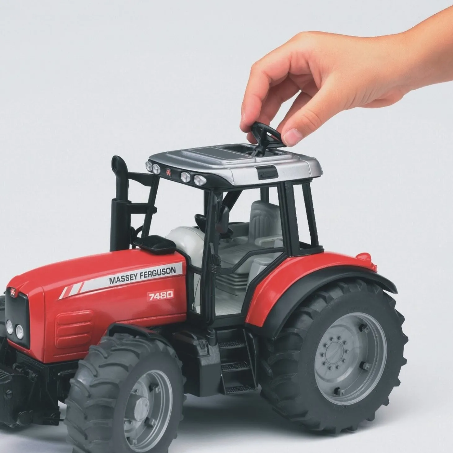 Bruder Massey Ferguson 7480 with Tipping Trailer