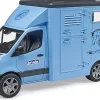 Bruder MB Sprinter Animal Transporter with Horse
