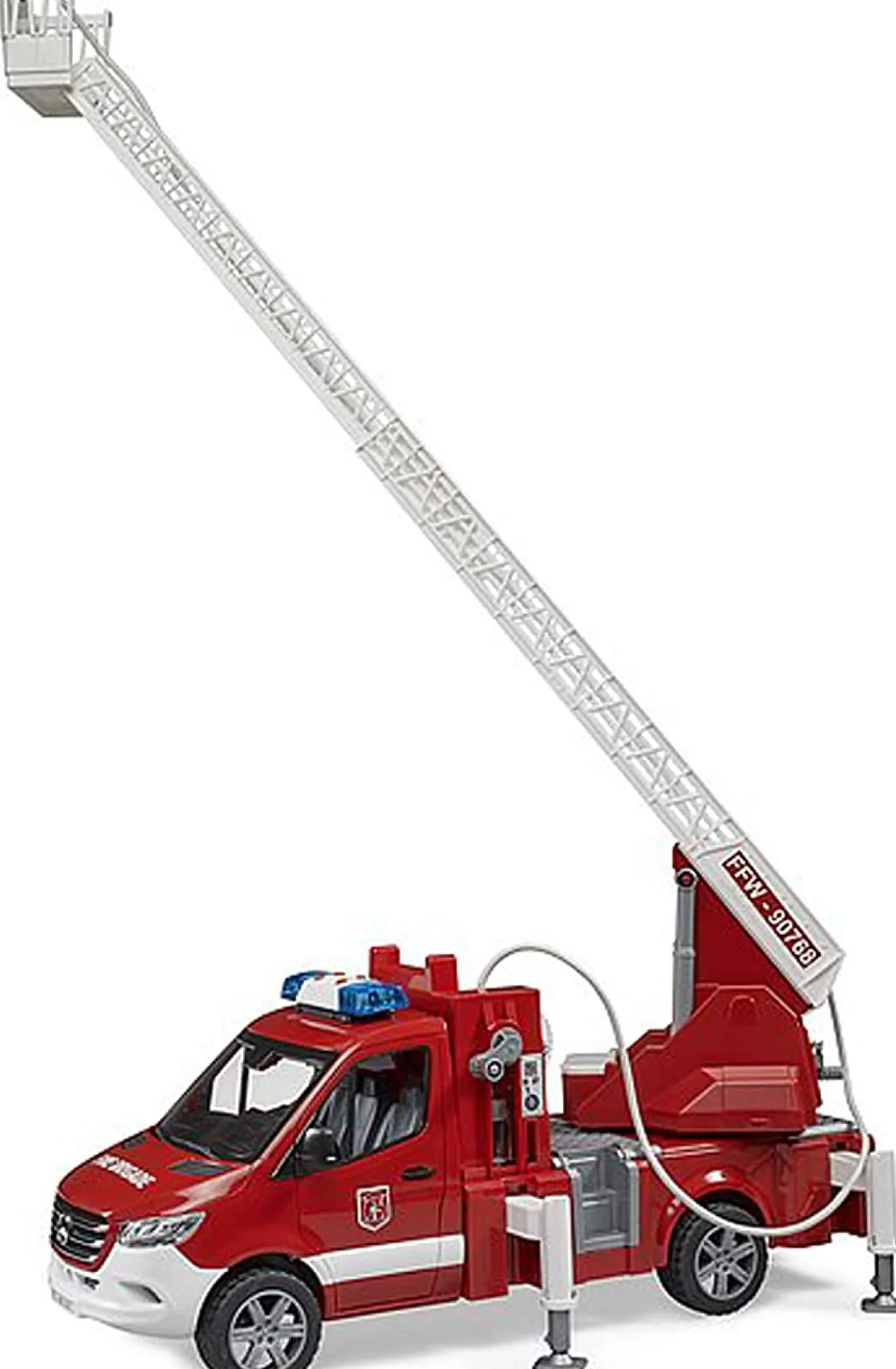 Bruder MB Sprinter Fire Engine w Ladder Water Pump & L/Smodule