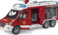 Bruder MB Sprinter Fire Rescue with Water Pump & L/S Module