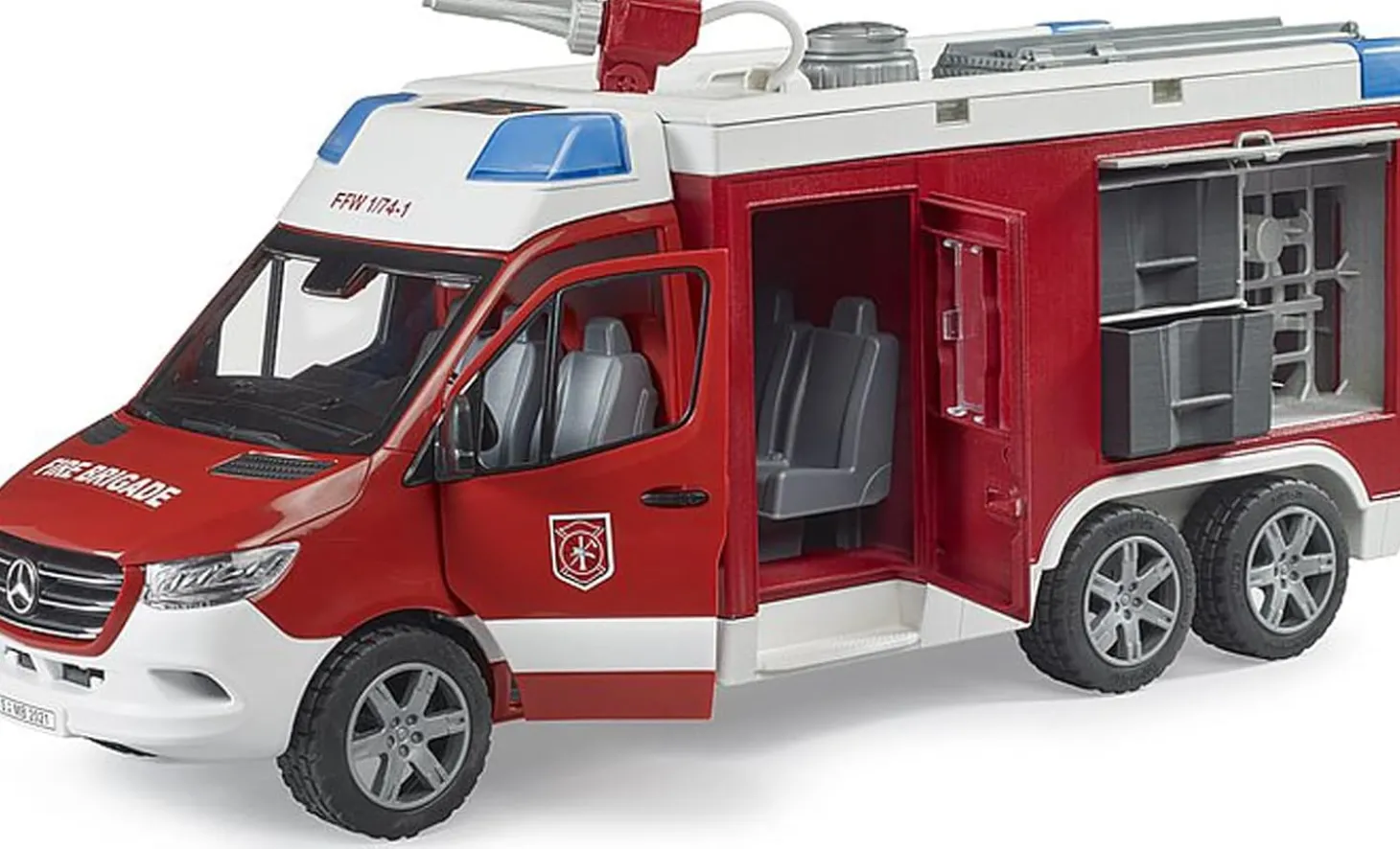 Bruder MB Sprinter Fire Rescue with Water Pump & L/S Module