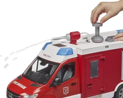 Bruder MB Sprinter Fire Rescue with Water Pump & L/S Module