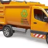 Bruder MB Sprinter Municipal Garbage Vehicle with Garbage Cans