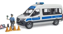 Bruder MB Sprinter Police emergency vehicle with Light & Sound Module