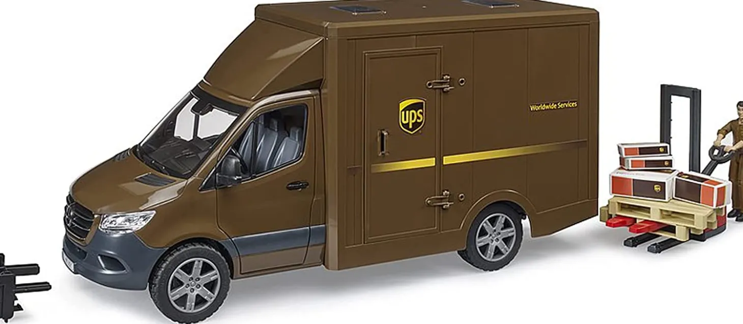 Bruder MB Sprinter UPS Truck with Driver
