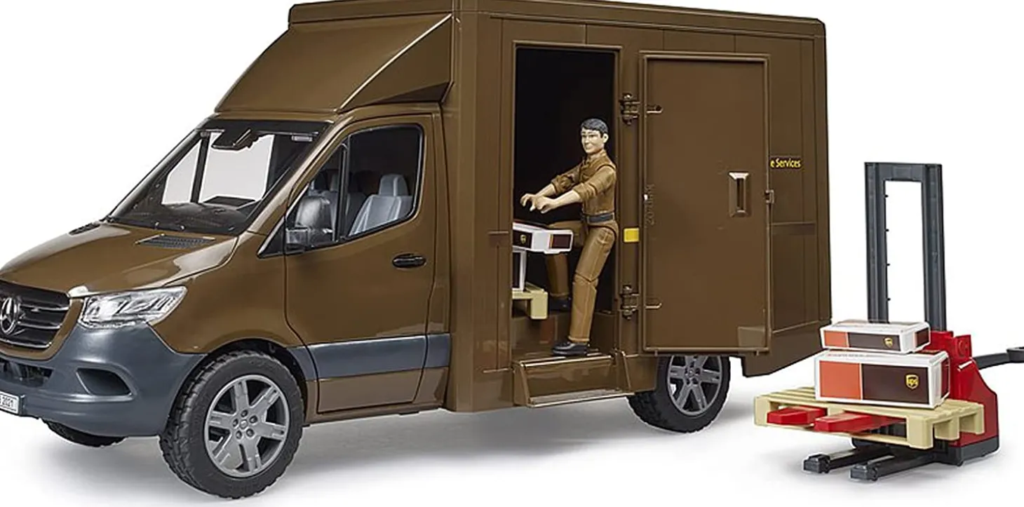 Bruder MB Sprinter UPS Truck with Driver