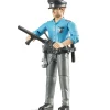 Bruder Policeman Action Figure with Accessories, Light Skin