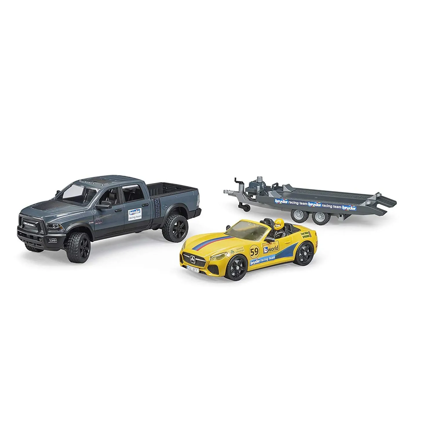 BRUDER RAM 2500 Power Wagon with Roadster Racing Team