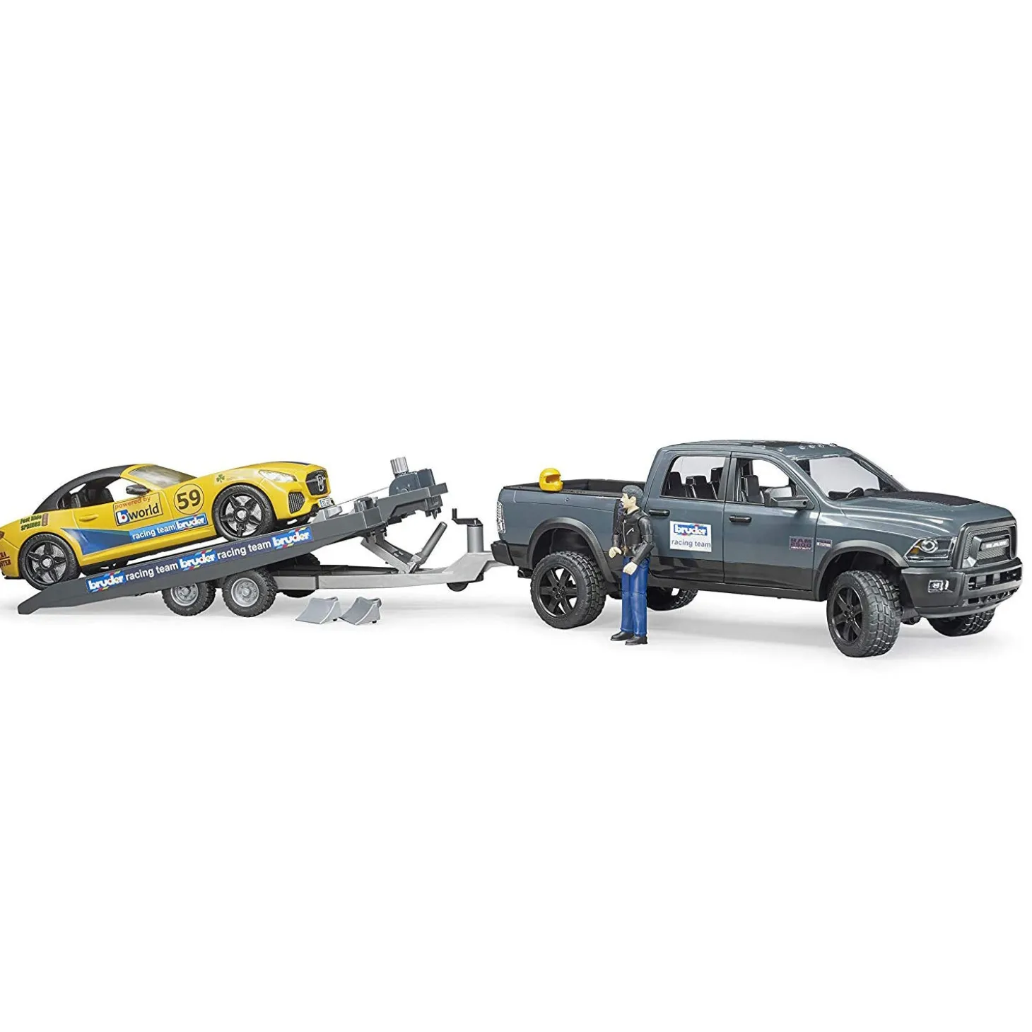 BRUDER RAM 2500 Power Wagon with Roadster Racing Team
