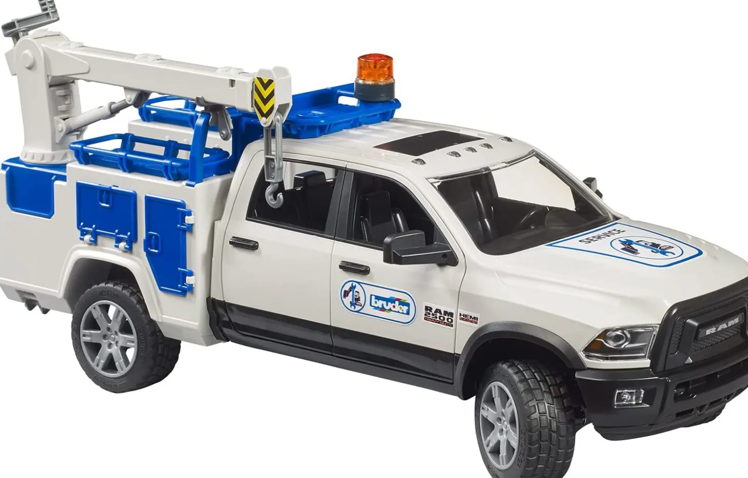 Bruder RAM 2500 Service Truck with Beacon Light