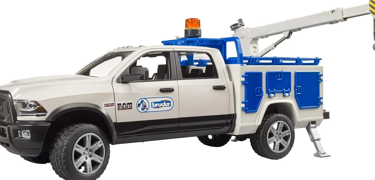 Bruder RAM 2500 Service Truck with Beacon Light