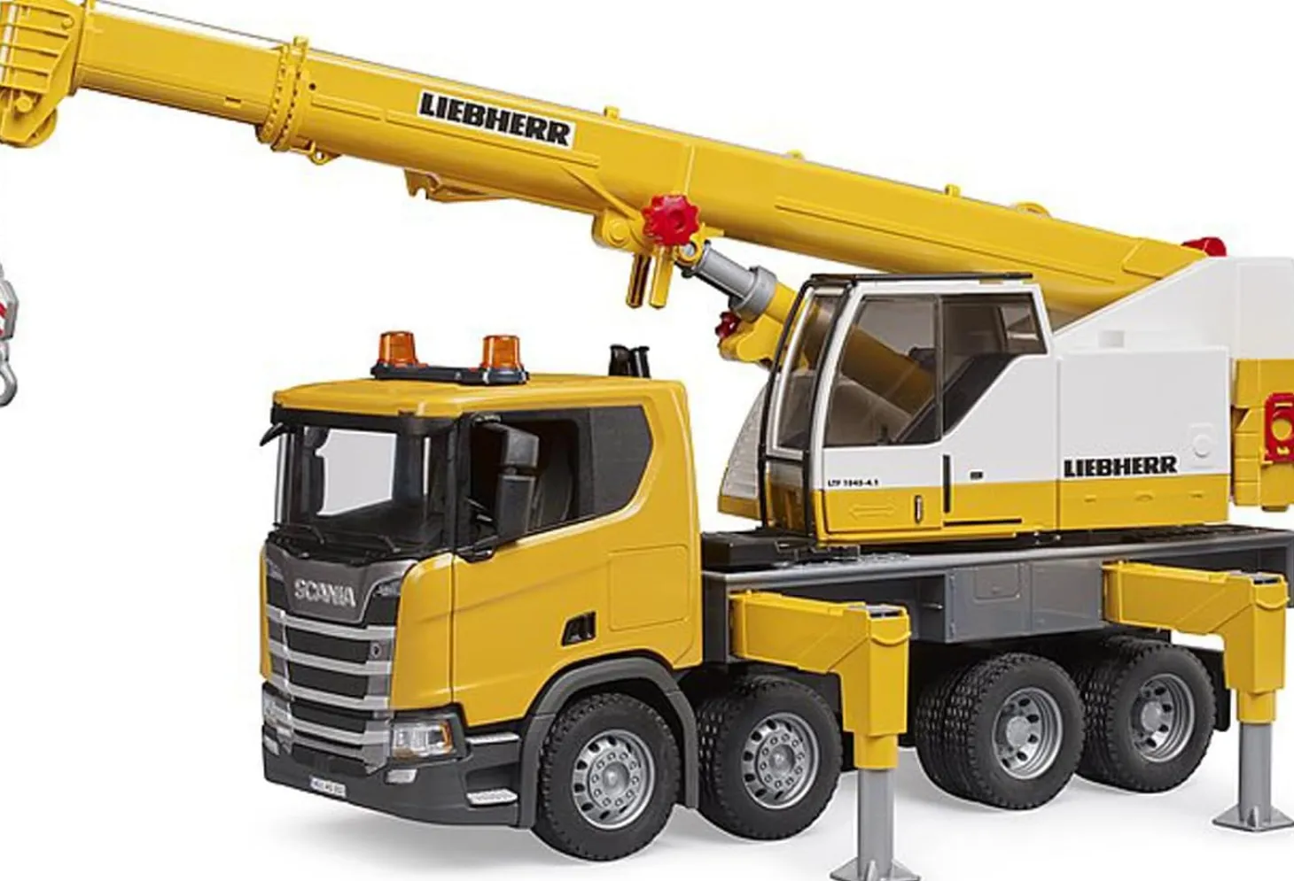 Bruder Scania Super 560R Liebherr Crane Truck w Light/Sound Module