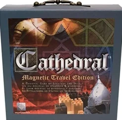 Cathedral Wooden Strategy Magnetic Portable Travel Game