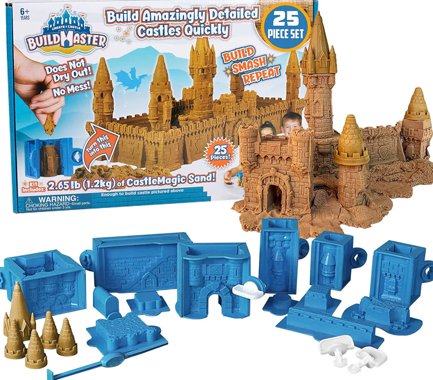 Create A Castle Buildmaster Indoor Magic Sand Mold Kit