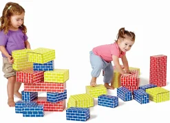 Edushape Corrugated Building and Stacking Blocks, 36 Piece Set