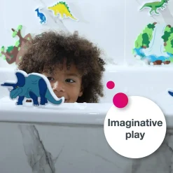 Edushape Magic Creations Bath Play Set - Dinosaurs, 13 Pieces