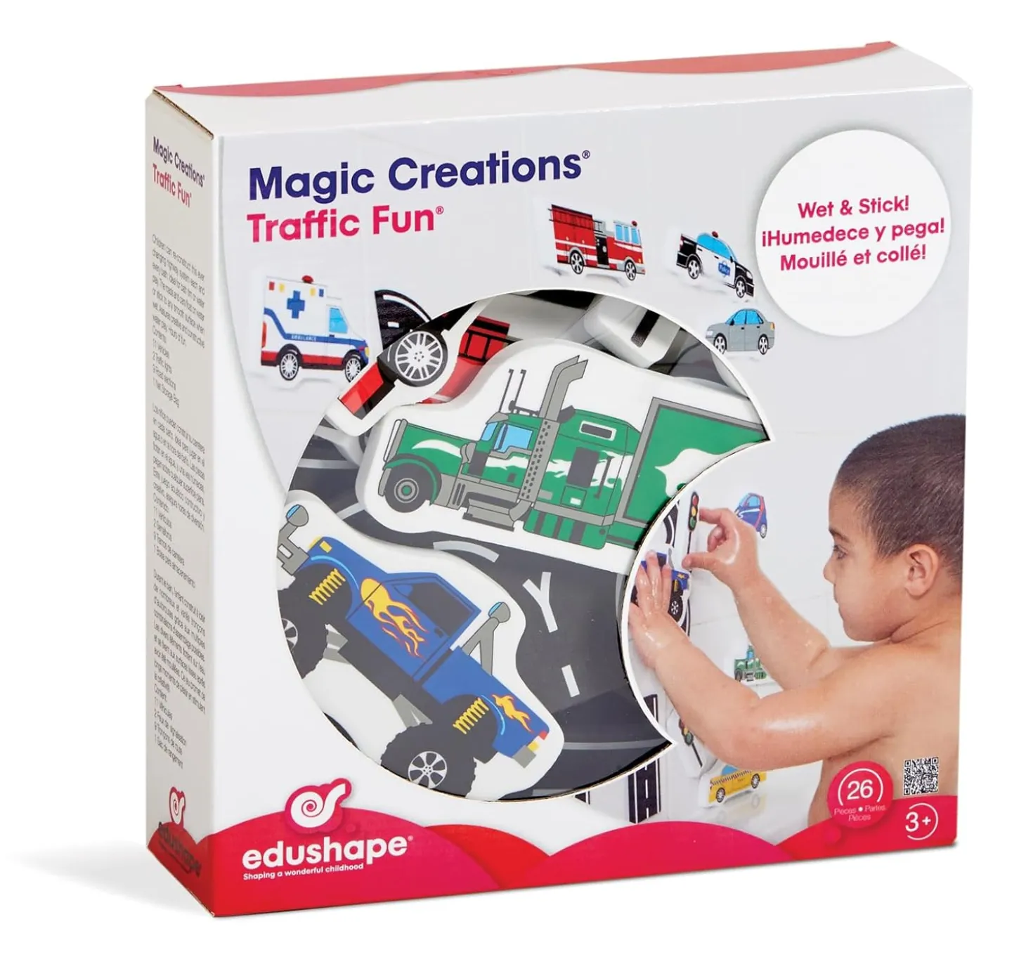 Edushape Magic Creations Traffic Fun Foam Baby Bath Toys Kit