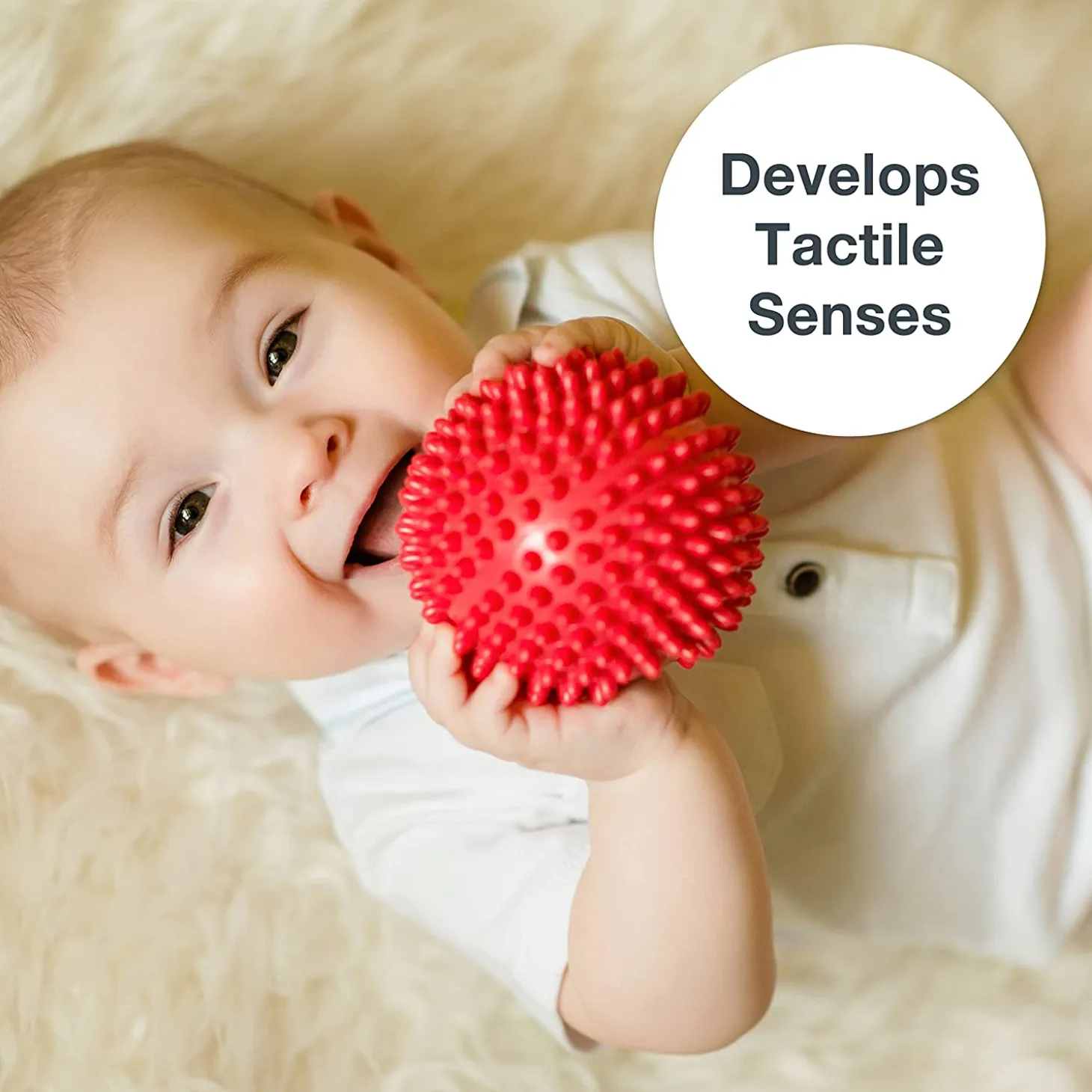 Edushape Sensory Balls, 4in Set of 4 Colors