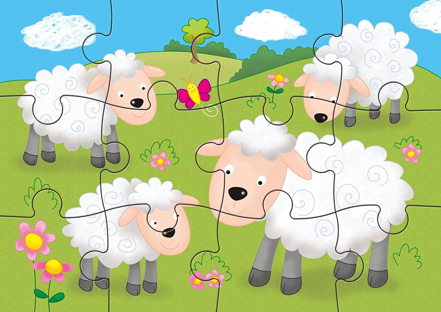 Galt 4 Puzzles In A Box - Farm