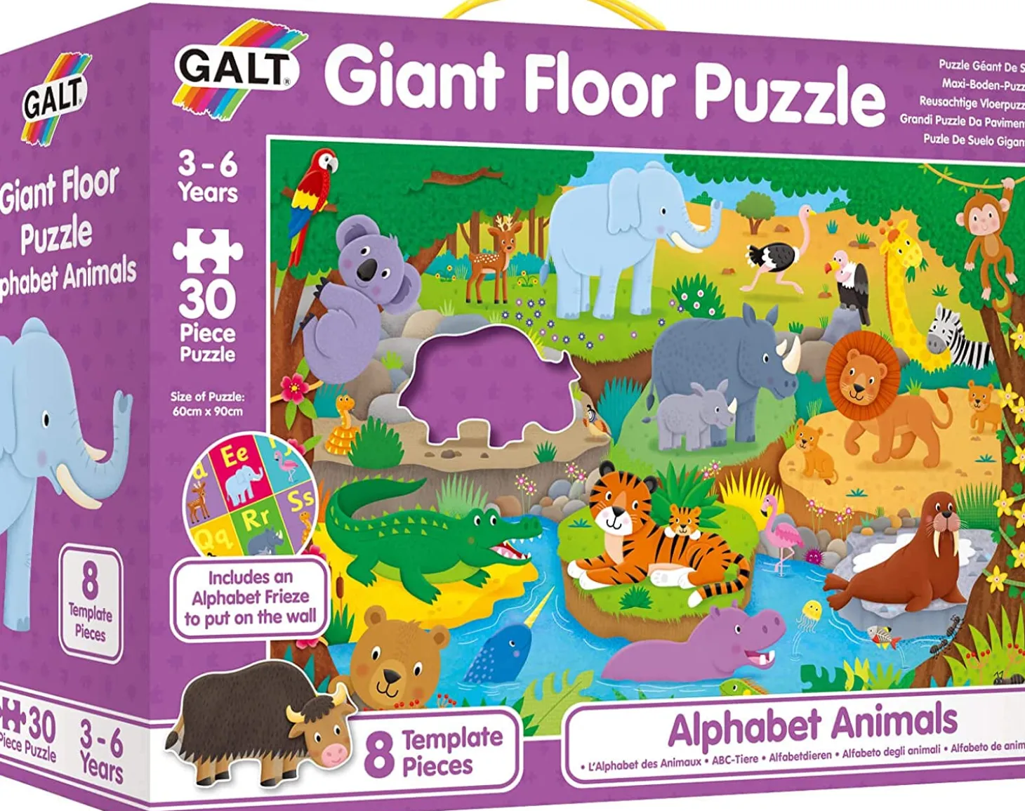 Galt Giant Floor Puzzle - Alphabet Animal