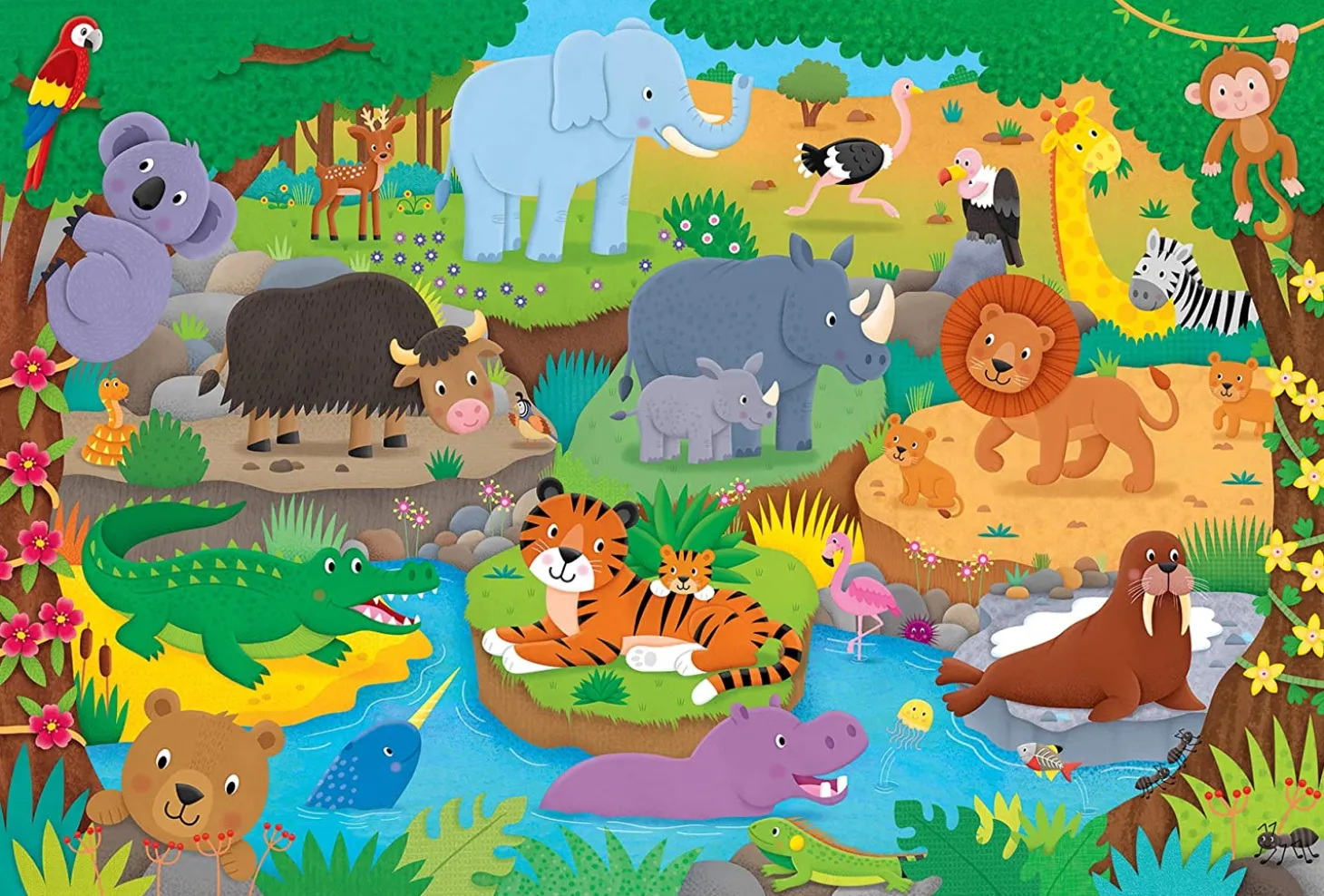 Galt Giant Floor Puzzle - Alphabet Animal