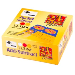 24 Game Add and Subtract Primer Math Card Game, 96 Card Pack