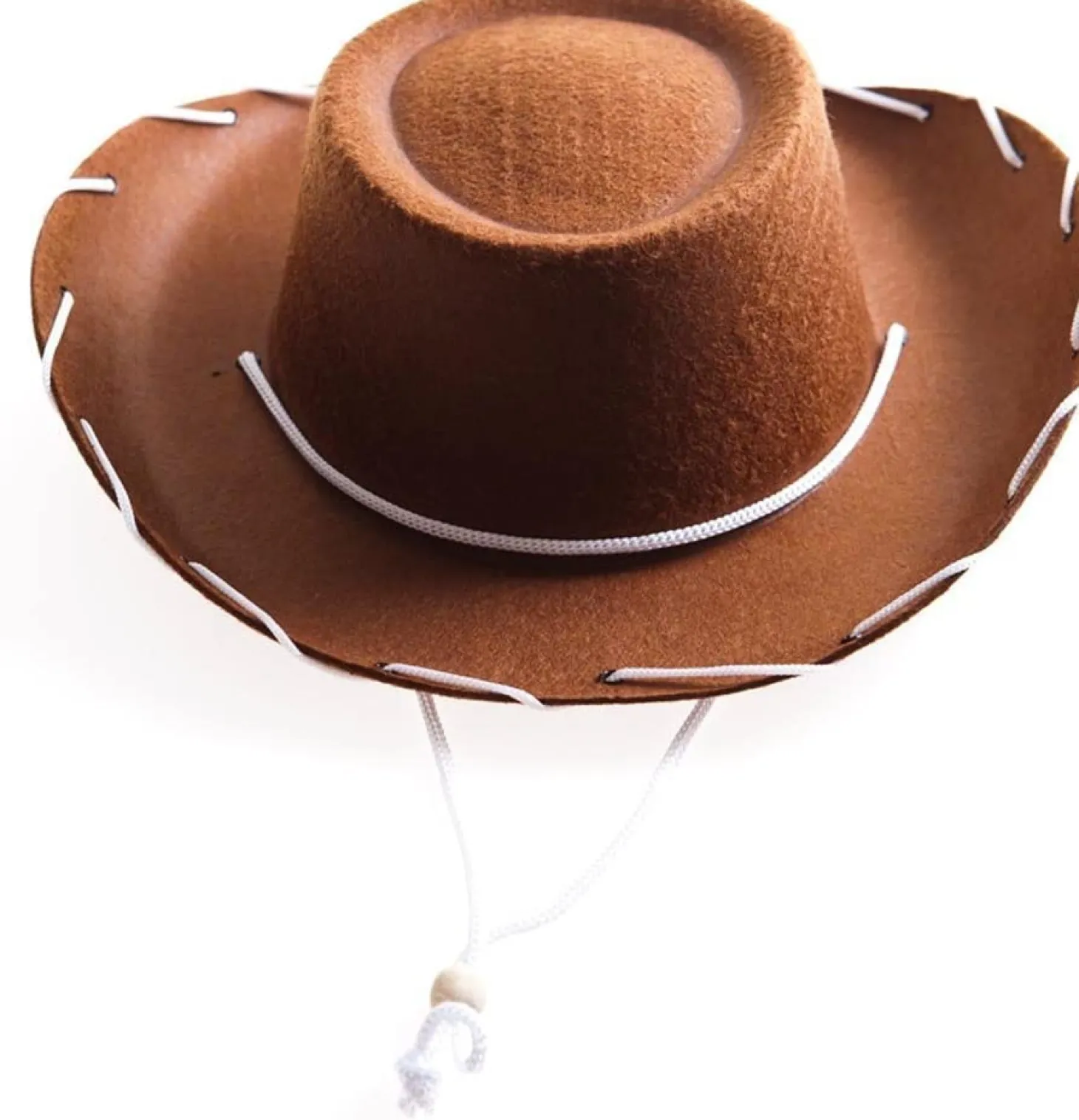 Hayes Children's Felt Cowboy Hat - Brown