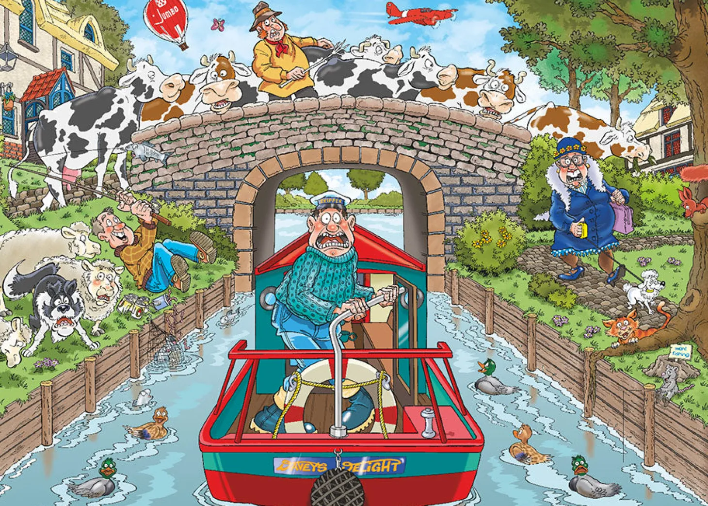 Jumbo Wasgij Original 33: Calm on the Canal