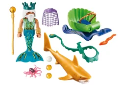 King of the Sea with Shark Carriage