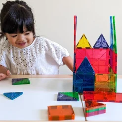 MAGNA-TILES Classic Clear Colors - 32 Piece Set