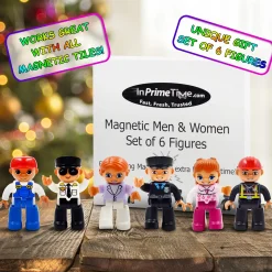 PicassoTiles Magnetic Magnetic Men - 6pc